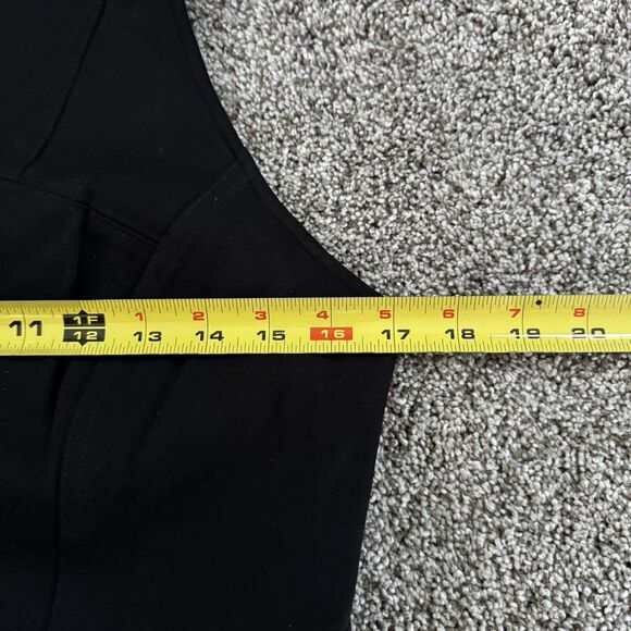 Lucky Brand Geometric Jacquard Black White Sleeveless Dress Pockets Size 6 NWOT - Picture 10 of 12